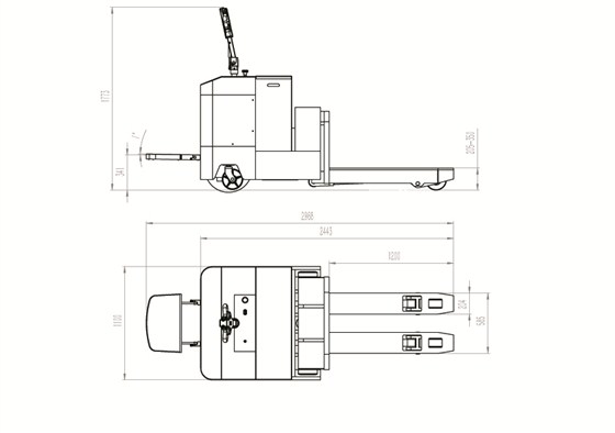 CBD80重型電動搬運(yùn)車圖  CBD80重型電動搬運(yùn)車圖